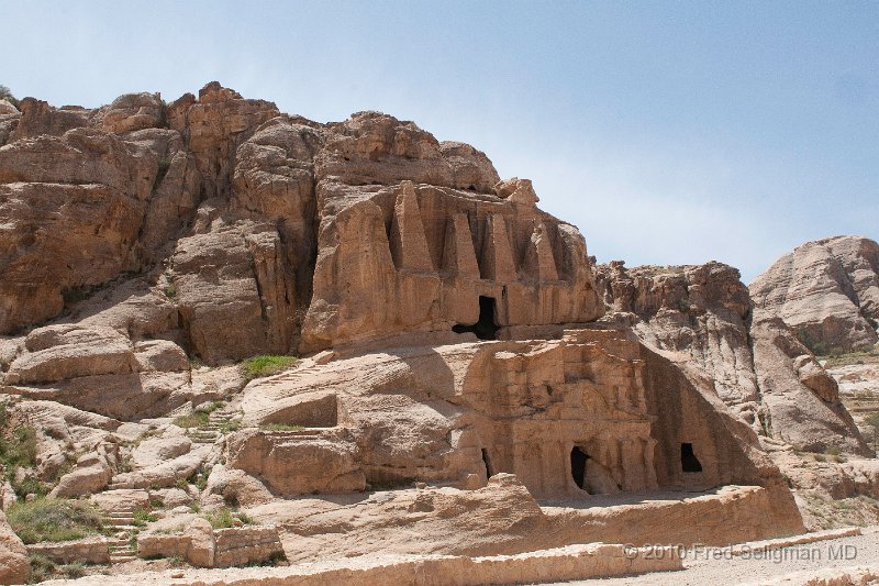 20100412_113006 D300.jpg - Petra is a World Heritage site and was unknown (from1200) until 1812 when it was discovered by a Swiss explorer